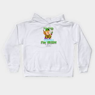 Kiss But... I'm Buffalo Irish Kids Hoodie